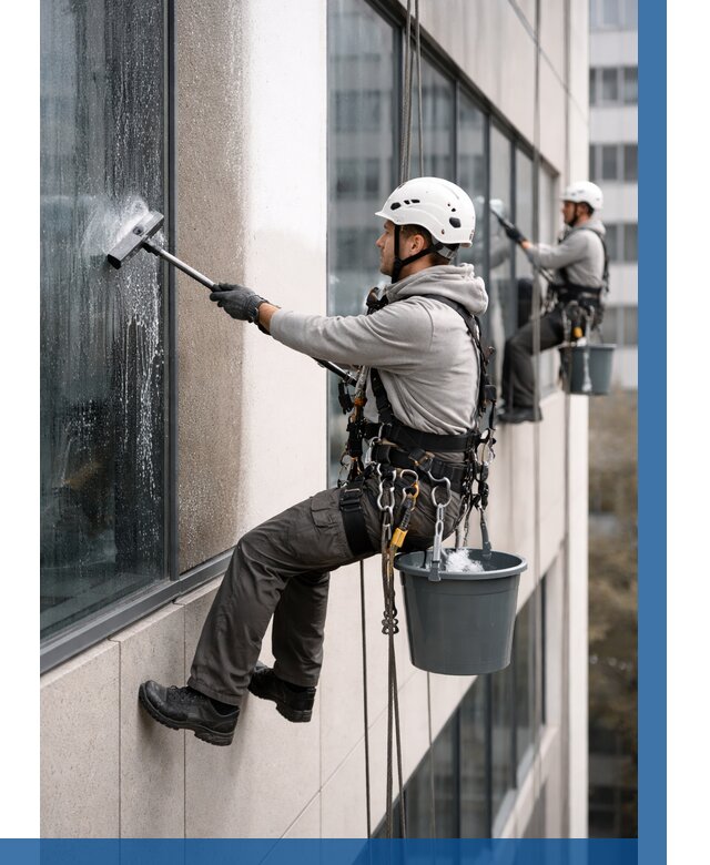 Мойка фасадов зданий в Карасуке под ключ от 355 р. | ВЫСОТНИК-Кск