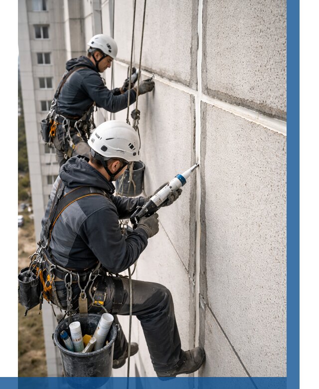 Герметизация межпанельных швов в Карасуке от 711 р. | ВЫСОТНИК-Кск