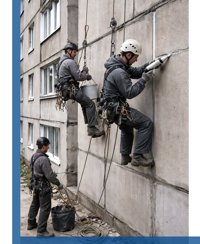 Герметизация межпанельных швов в Карасуке с гарантией герметичности