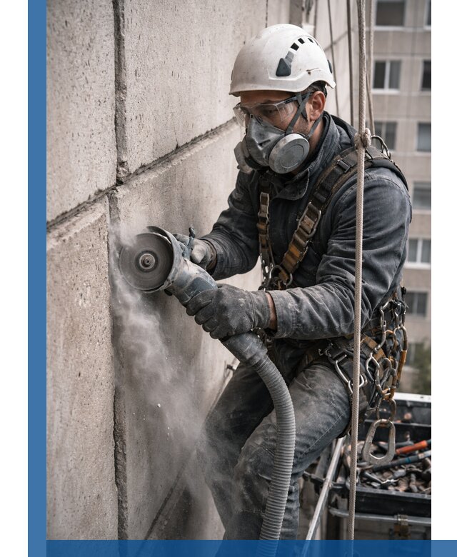 Штробление межпанельных швов в Карасуке качественно и быстро