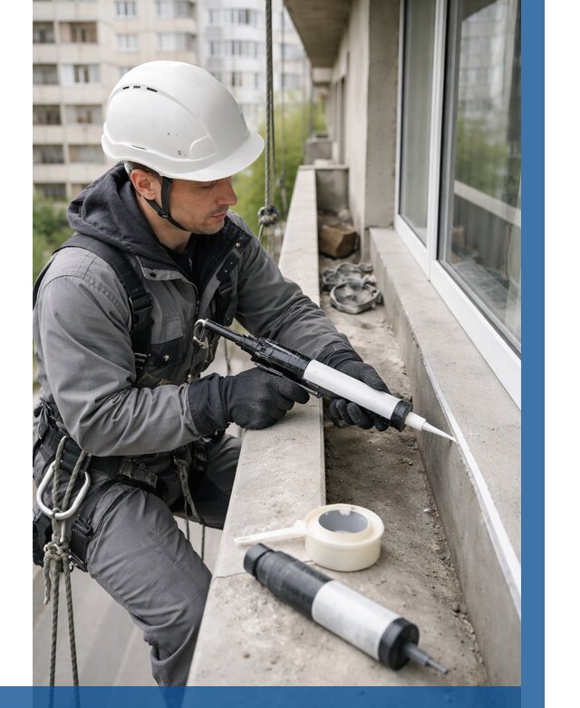 Герметизация швов лоджии в Карасуке от 4571 р. | ВЫСОТНИК-Кск