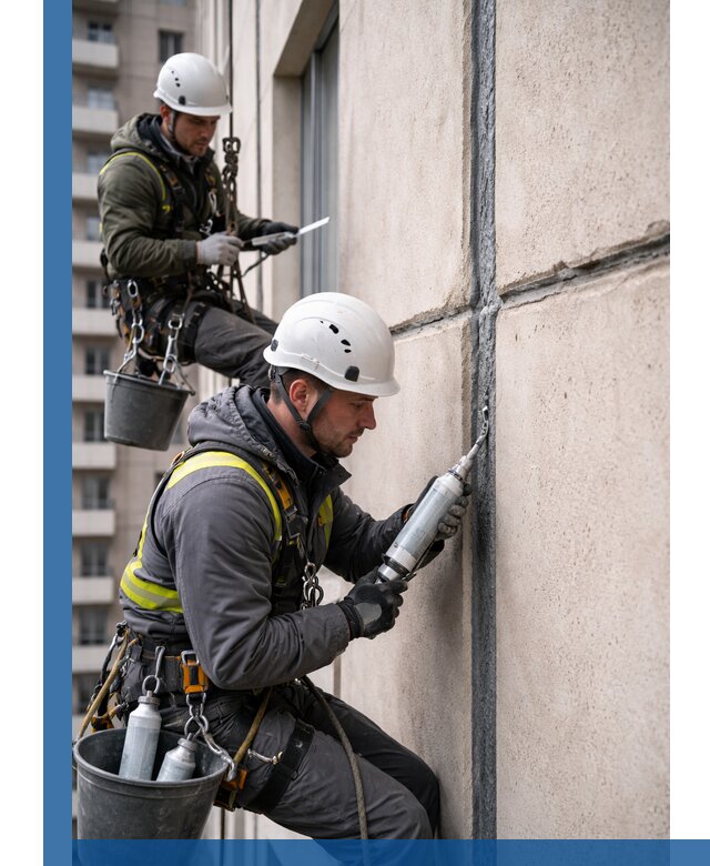 Герметизация деформационных швов фасада в Карасуке качественно