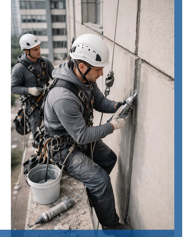 Ремонт деформационных швов здания в Карасуке от 1016 р. | ВЫСОТНИК-Кск