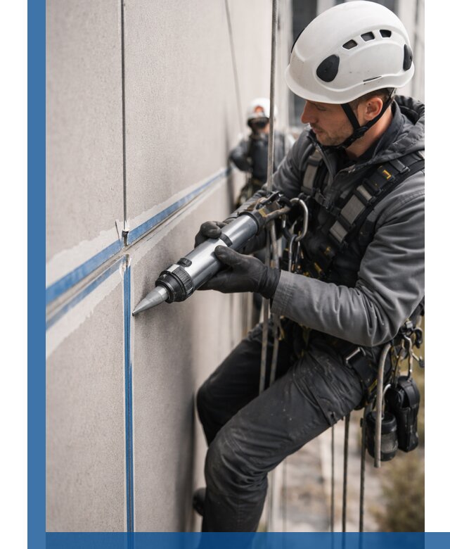 Герметизация стыков фасадных панелей в Карасуке качественно и быстро