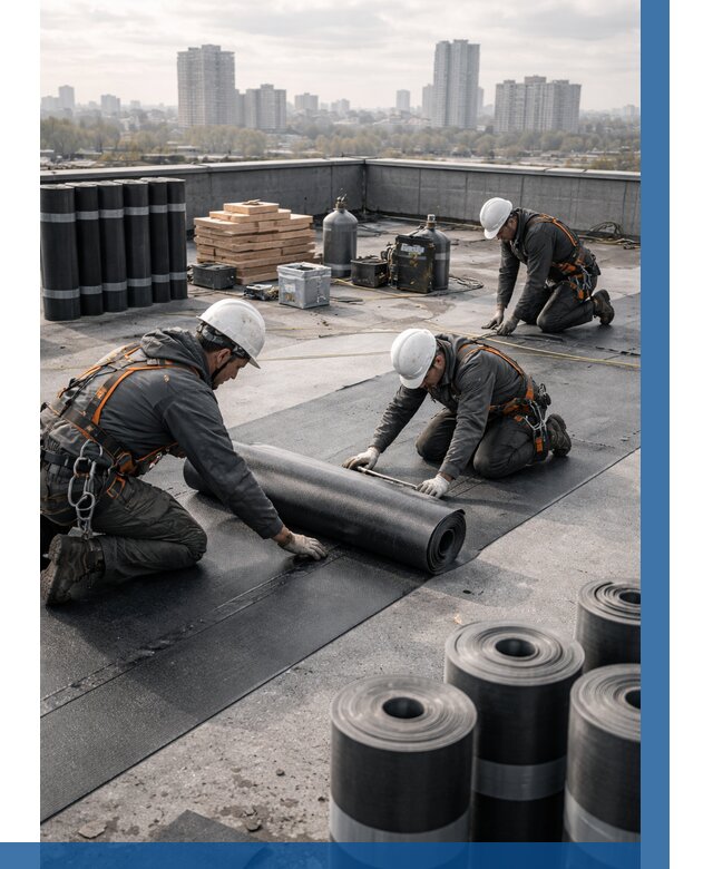 Монтаж мягкой кровли под ключ в Карасуке от 457 р. | ВЫСОТНИК-Кск