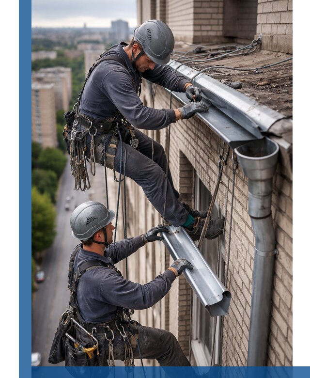 Ремонт водосточных желобов в Карасуке, быстро и качественно