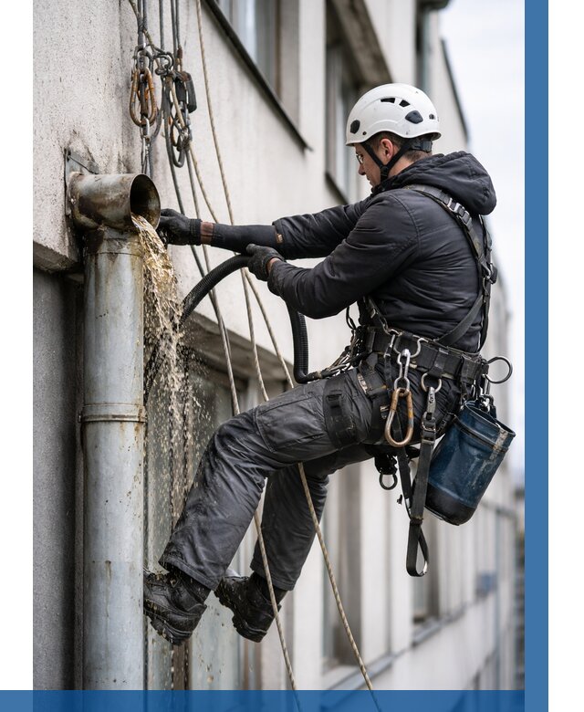 Прочистка водосточных труб в Карасуке от 3555 р. | ВЫСОТНИК-Кск