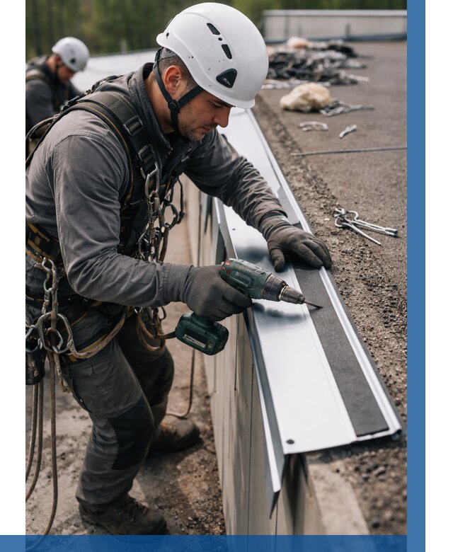 Монтаж капельника на кровле в Карасуке от 305 р. | ВЫСОТНИК-Кск