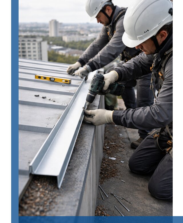 Монтаж капельника на кровле в Карасуке с гарантией качества