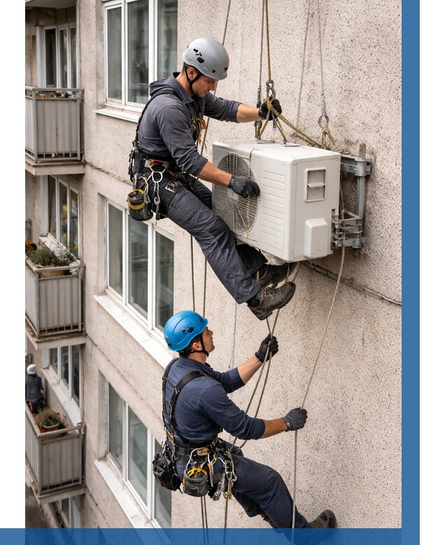 Перенос внешнего блока кондиционера в Карасуке от 9141 р.| ВЫСОТНИК-Кск