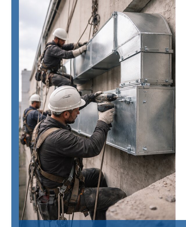 Профессиональный монтаж вентиляционных коробов в Карасуке под ключ