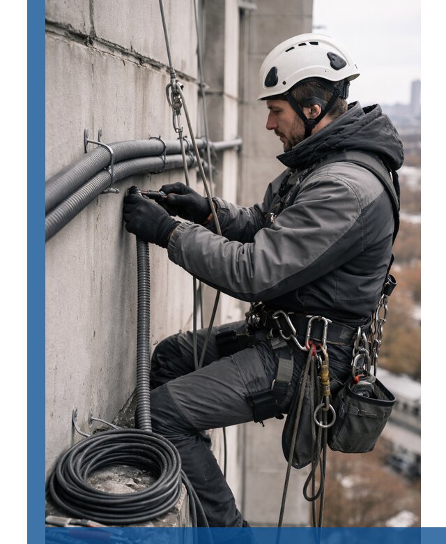 Профессиональный монтаж гофры для кабеля в Карасуке с гарантией