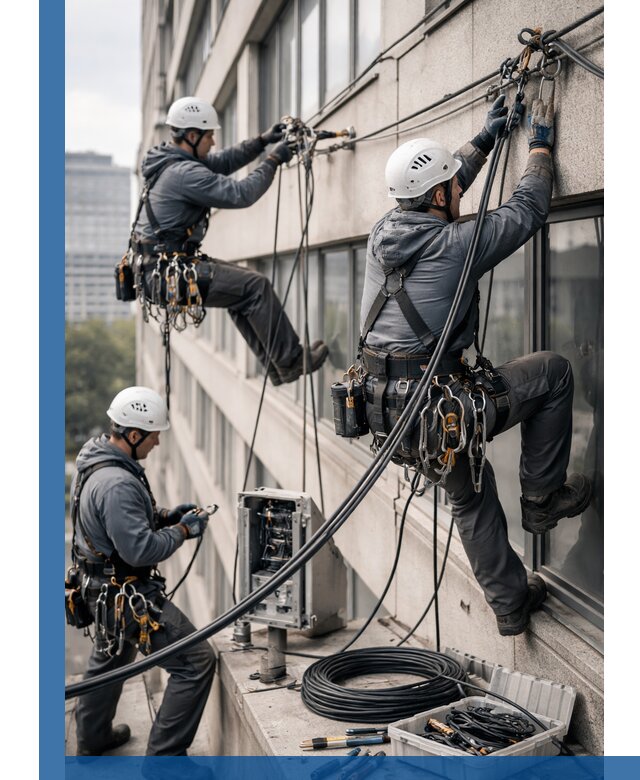 Прокладка оптоволоконного кабеля в Карасуке под ключ с тестированием