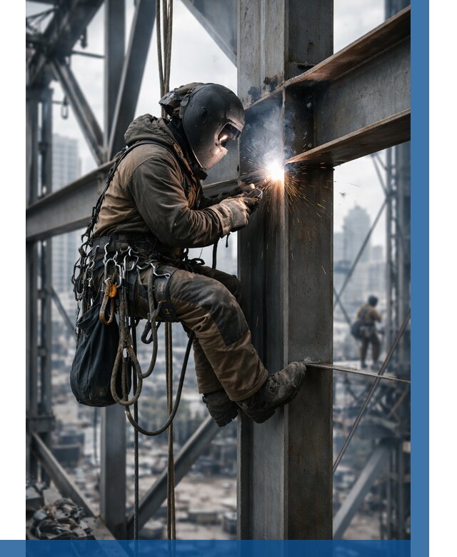 Высотные сварочные работы в Карасуке от 3555 р. | ВЫСОТНИК-Кск