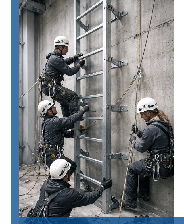 Монтаж металлических лестниц в Карасуке под ключ со гарантией