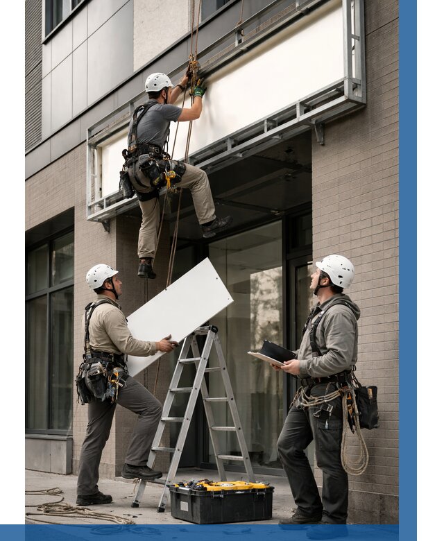 Монтаж светового короба в Карасуке от 6602 р. | ВЫСОТНИК-Кск