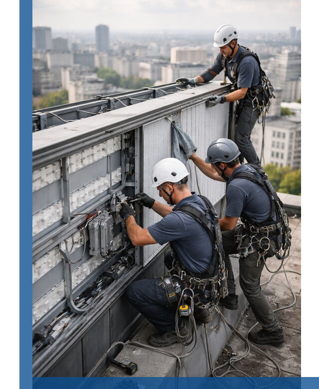 Профессиональное обслуживание крышной рекламы в Карасуке под ключ