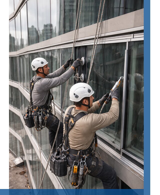 Радиусное остекление фасада в Карасуке от 12188 р. | ВЫСОТНИК-Кск