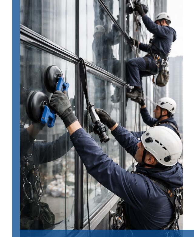 Радиусное остекление фасадов под ключ в Карасуке с гарантиями