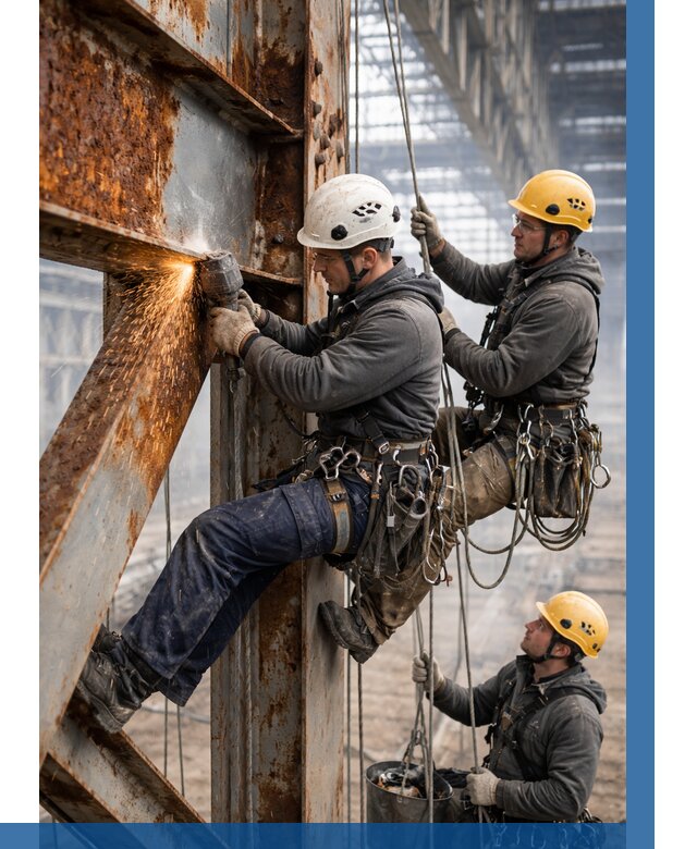 Зачистка металла от ржавчины в Карасуке от 355 р. | ВЫСОТНИК-Кск