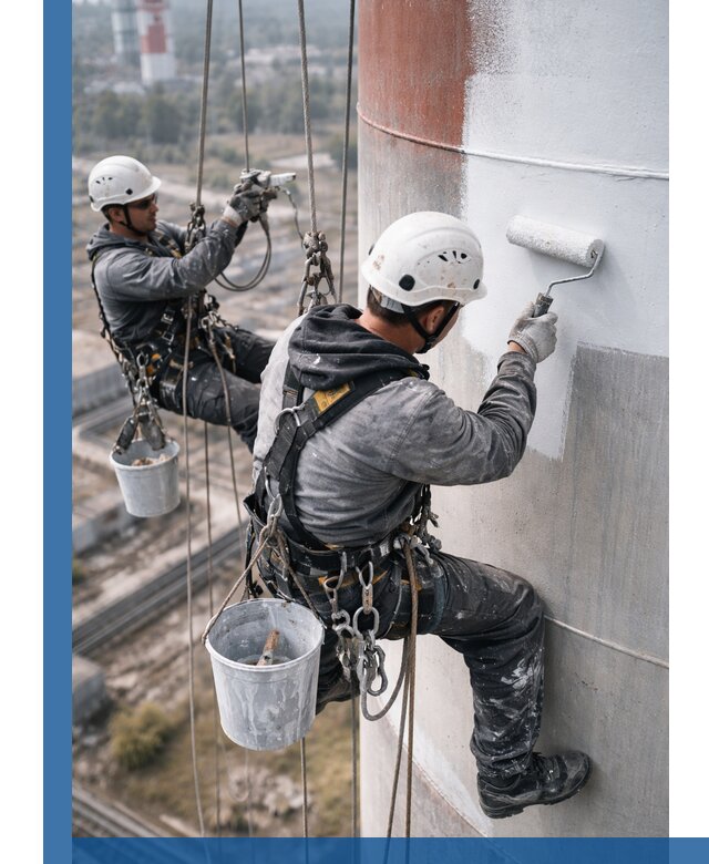 Покраска дымовых труб в Карасуке: антикоррозийная защита и восстановление