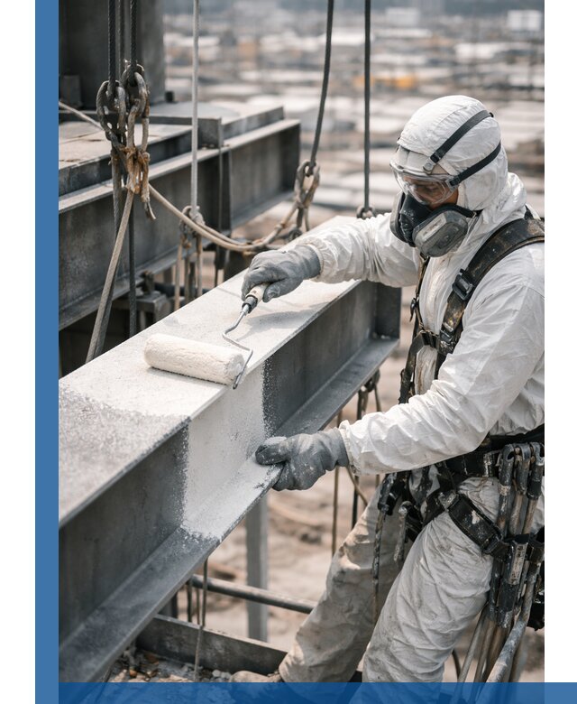 Профессиональная огнезащитная обработка металлоконструкций в Карасуке