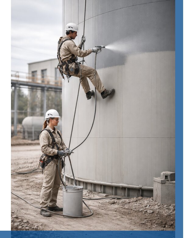 Покраска резервуаров в Карасуке от 1219 р. | ВЫСОТНИК-Кск — заказать