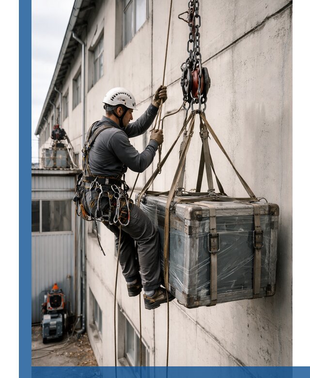 Подъем грузов на высоту в Карасуке для промышленных объектов