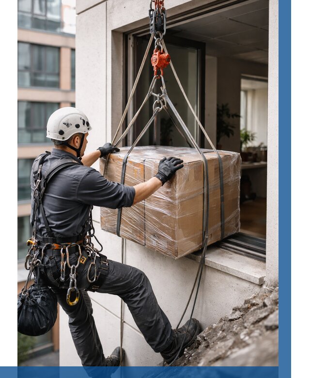 Подъем груза через окно в Карасуке от 4571 р. | ВЫСОТНИК-Кск