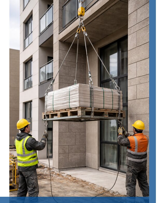 Подъем керамогранита на этаж в Карасуке от 3555 р. | ВЫСОТНИК-Кск