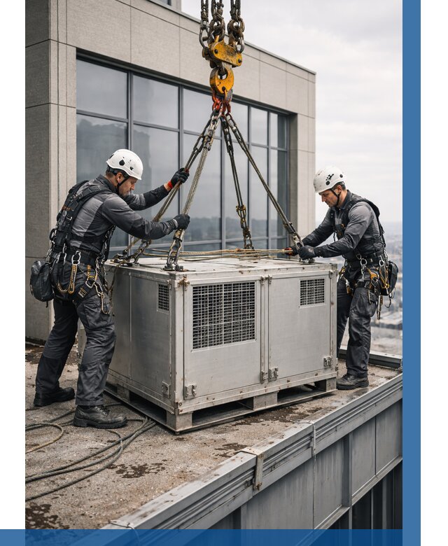 Такелажные работы на высоте в Карасуке от 8126 р. | ВЫСОТНИК-Кск