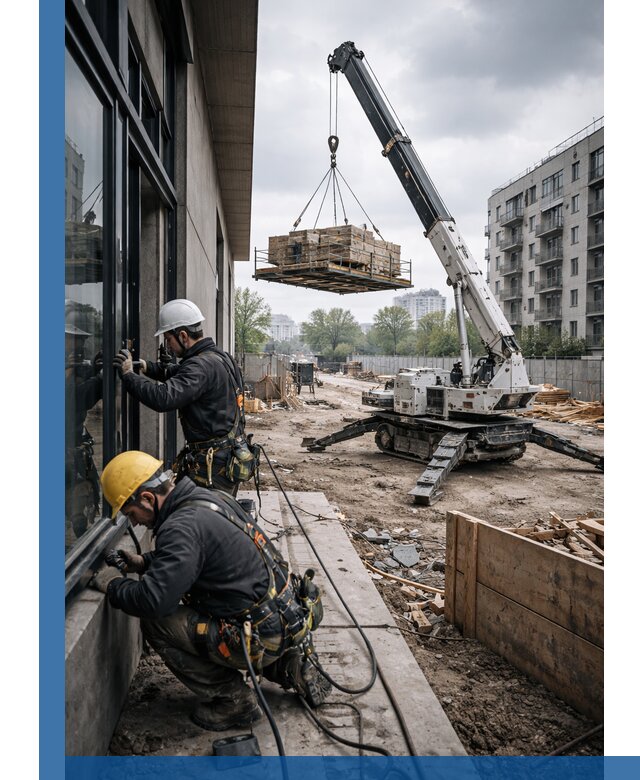 Аренда крана Пионер в Карасуке для строительных работ