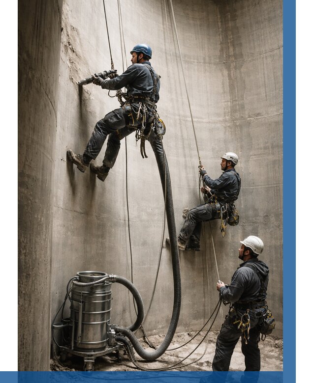 Зачистка силосов в Карасуке от 4571 р. Договор и смета ВЫСОТНИК-Кск