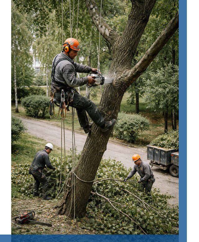 Кронирование деревьев в Карасуке от 6602 р. | ВЫСОТНИК-Кск