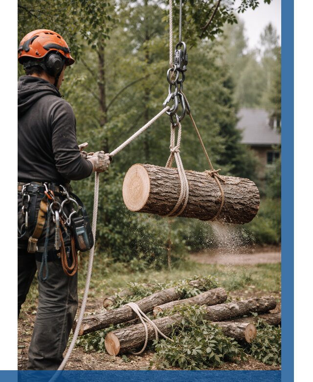 Валка деревьев частями в Карасуке от 7618 р. | ВЫСОТНИК-Кск