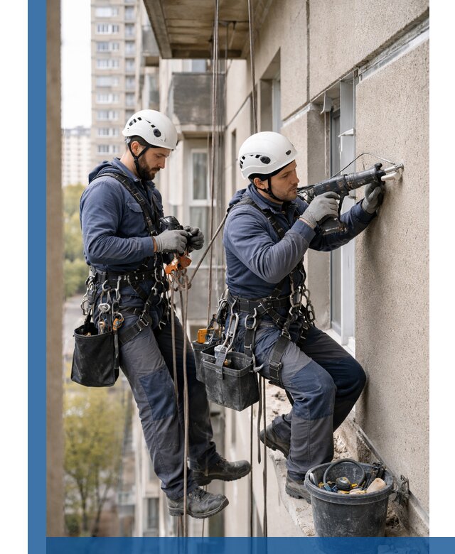 Промышленные альпинисты высотные работы и монтаж в Карасуке